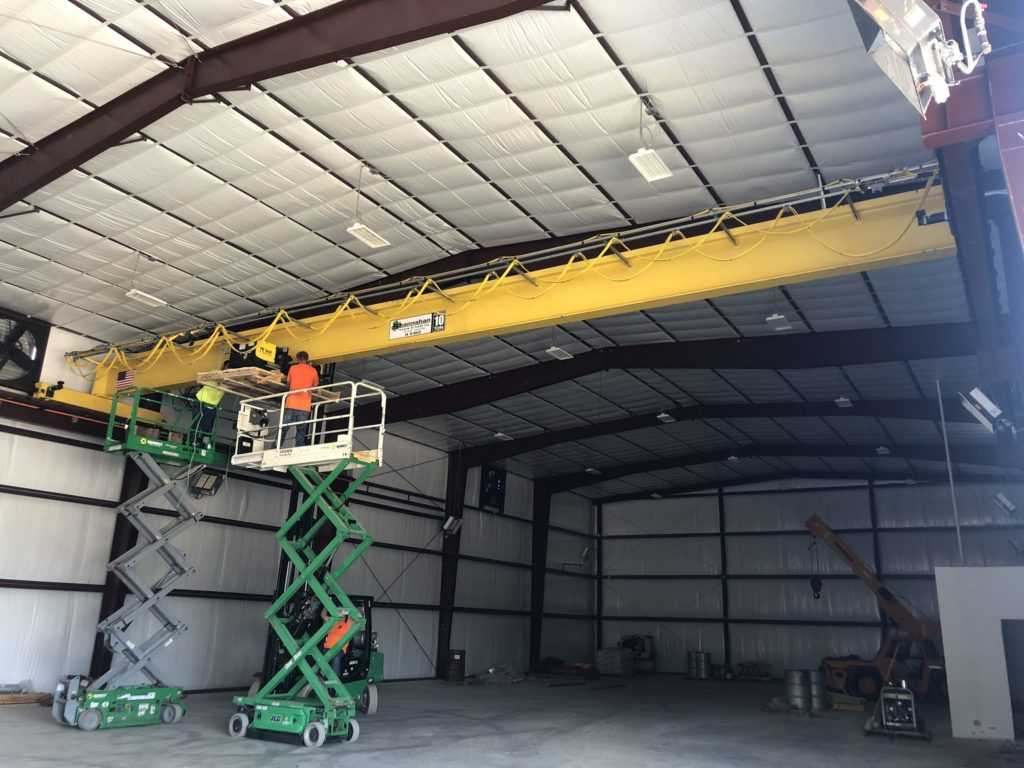 10 ton RM wire rope hoist install st louis mo scaled